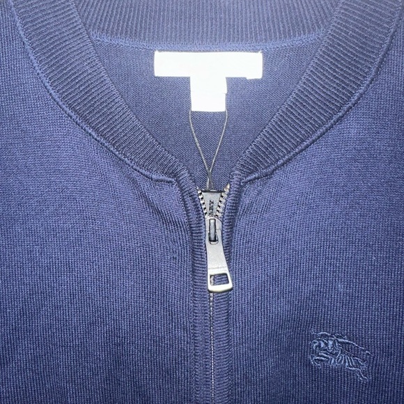 Burberry Kids 10Y Zip Up Cardigan (chest 22 length 15) NWT - Picture 7 of 11